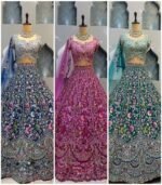 Embroidery Sequins Cut Work Lehenga, Exceptional Quality with Can-Can and Canvas