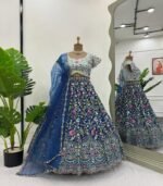 Embroidery Sequins Cut Work Lehenga, Exceptional Quality with Can-Can and Canvas - Image 6