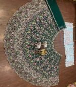 Embroidery Sequins Cut Work Lehenga, Exceptional Quality with Can-Can and Canvas - Image 3