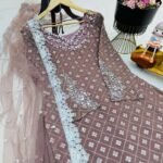 Z-Series New Designer Party Top Pallazo & Dupatta Set