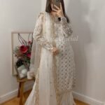 GEORGETTE SEQUENCE EMBROIDERY KURTI PALAZZO