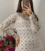 GEORGETTE SEQUENCE EMBROIDERY KURTI PALAZZO - Image 2