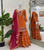 Presenting New 5000 Series Quality Ek level UP Shahrara Suit - Image 10