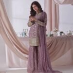 Full Sleeves Silk Fabric Sharara Suit